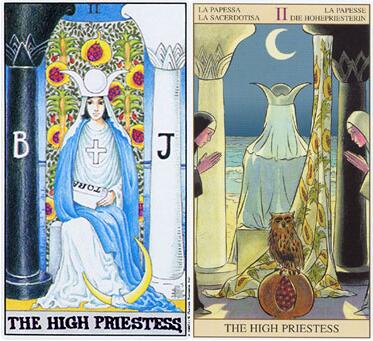 塔罗牌女祭司 The High Priestess 对魔术师 The Magician 的启示 华易算命网