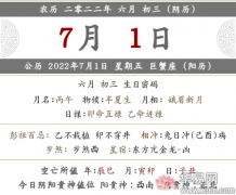 2022年壬寅年农历六月初三喜神方位在哪？